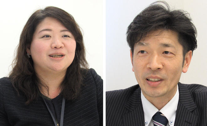 鈴木氏(左)と後藤氏 鈴木氏(左)と後藤氏