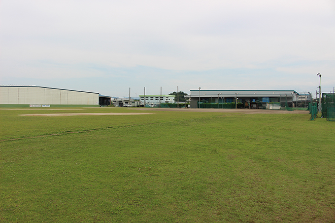「近江ボーイズ」が毎週練習している野球場 「近江ボーイズ」が毎週練習している野球場