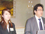 東京地区協、亜細亜印刷・藤森社長と伊東選手が講演